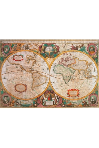 Clementoni Old Map 1000 Parça High Quality Collection Yetişkin Puzzle