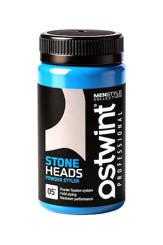 Ostwint MenStyle Collection Güçlü Tutuculuk Mat Bitiriş Hacim ve Doku Saç Şekillendirici Pudra Toz Wax Mavi 20 G