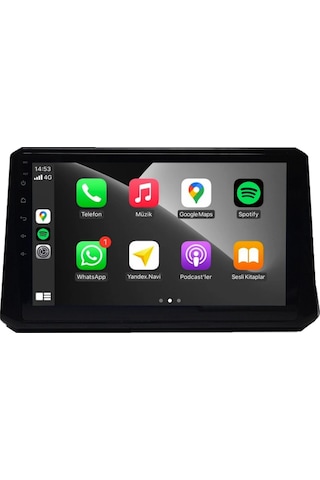Navigate Toyota Corolla Android Carplay Multimedya 2019-2022 4gb Ram + 64gb Hafıza + 8 Çekirdek