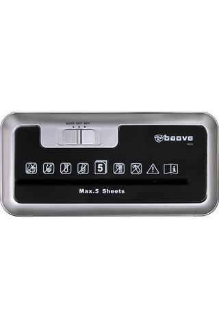 Baove PS510 Evrak İmha Makinesi ve Kağıt İmha, Kredi Kartı İmha Makinesi - Çapraz Kesim - 9 L