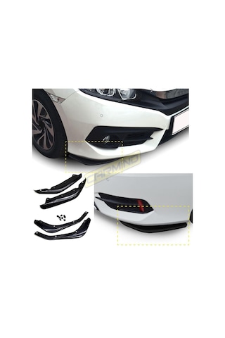 Honda Civic Fc5 Ön Ve Arka Tampon Altı Flap 2016-2019
