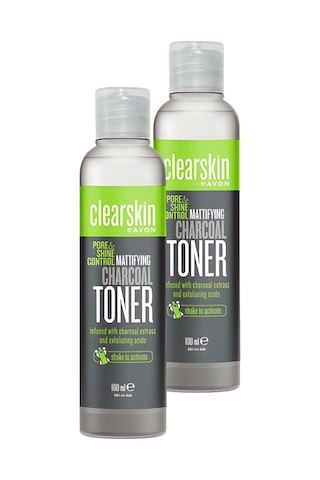 Avon Clearskin Kömür Özlü Matlaştırıcı Tonik 2 x 100 ML