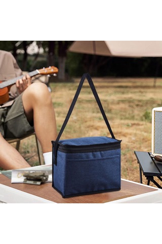 Dolıty Soğutucu Tote Çanta Omuz Askılı Alışveriş Mavi Mavi