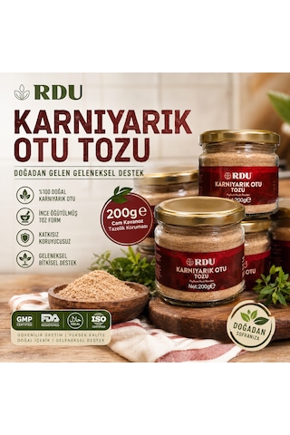 Karnıyarık Otu Tozu Psyllium 100% Saf Doğal Bitkisel Lif 200 Gram