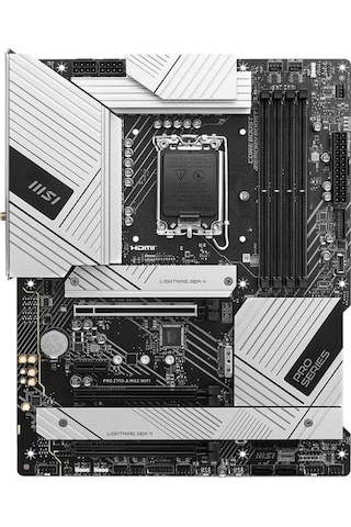 MSI Pro Z790-A Max WIFI Intel Z790 7200 MHz (OC) DDR5 Soket 1700 ATX Anakart