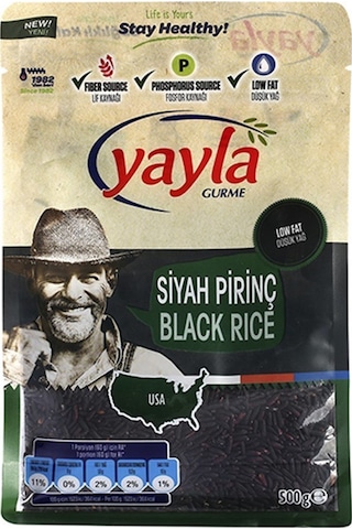 Yayla Gurme Siyah Pirinç 500 G Yayla Gurme Siyah Pirinç 500 G