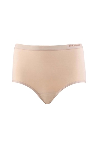 Blackspade 1307 Kadın Pamuklu Yüksek Bel Slip Külot-ten Ten Rengi