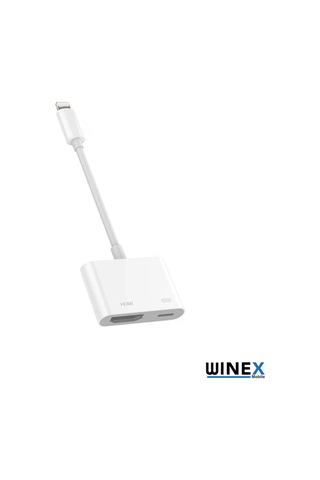 Winex Lightning 4K Digital Av Lightning Şarj Adapter Dönüştürücü