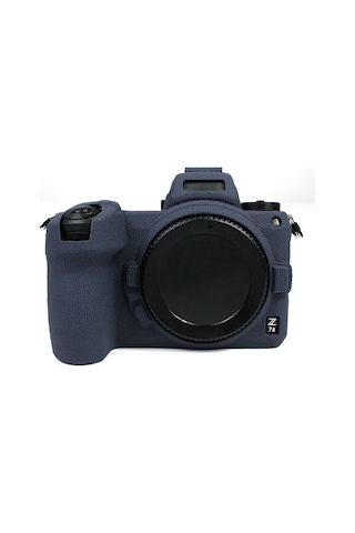 Butu Nikon Z 6ıı/z 7ıı İçin Yumuşak Silikon Kılıf Kamera Koruyucu Kılıf Kapağı - Koyu Mavi