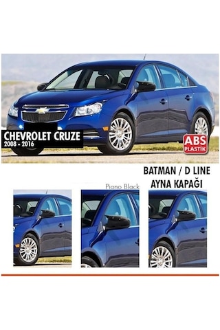 Chevrolet Cruze Batman Yarasa Ayna Kapağı Piano Black / 2012 - 20