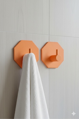 2 Li Askılık Kapı Arkası, Duvara Monte, Dayanıklı Malzeme, Yeşil 24 Yeşil