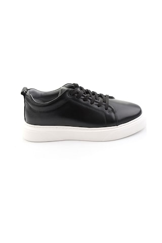 Bambi Siyah Hakiki Deri Erkek Sneaker E01082102043