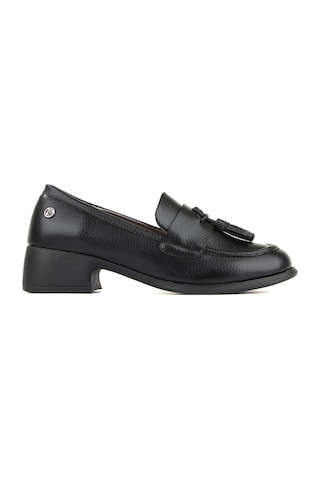 Pierre Cardin 54276 Kare Topuklu Loafer Kadın Ayakkabı 867800000643 01 Siyah