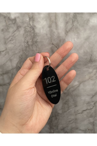 Siyah Parlak Minimal Kişiselleştirilebilir Otel Bungalov Apart An