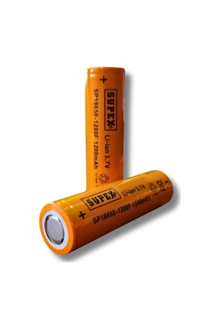 Sp-18650-1200f 3.7v 1200mah Li-ion Pil Başlıksız 2'li