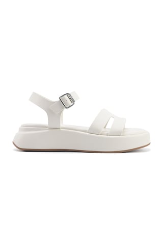Nine West Velart 5fx Kırık Beyaz Kadın Kalın Taban Sandalet 000000000101948143 Beyaz