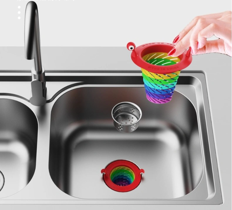 Renkli 6 Kademeli Lavabo Süzgeci 4741 Adaçayı