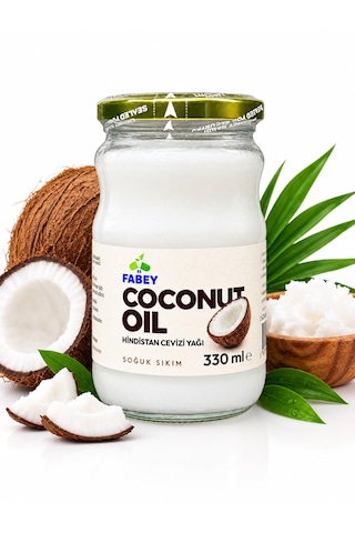 Hindistan Cevizi Yağı 330 Ml Soğuk Sıkım