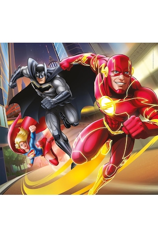 Clementonı 25296 Super Kolor Dc Justice League 3x48 Parça Puzzle