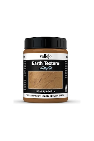 Vallejo 26219 200 Ml. Brown Earth, Kahverengi Toprak Dokusu-54474