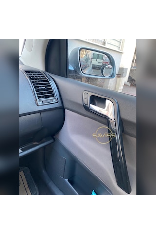 Volkswagen Polo 9N uyumlu Parlak Siyah Full Set Torpido Konsol Maun Kaplama (Pianoblack)