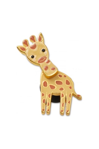 Jibbitz Enamel Giraffe Unisex Metal 10015525 1-15323 Çok Renkli