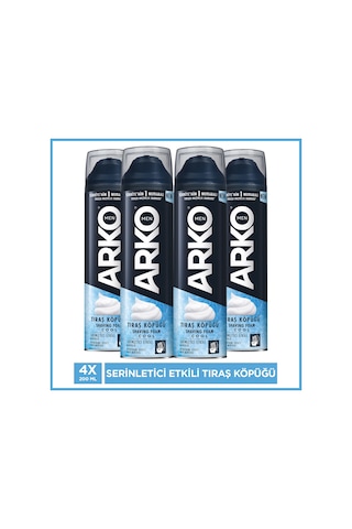 Arko Men Cool Tıraş Köpüğü 4 x 200 ML