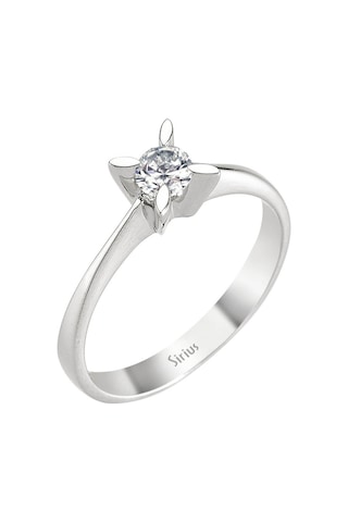 Sirius G Renk 0,20 Karat Pırlanta Tektaş Yüzük 0804R0081