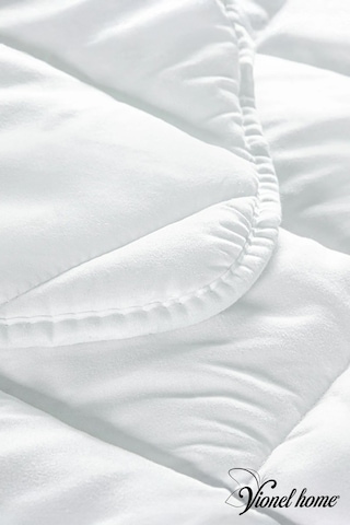 Ecotermo Battal Boy Microfiber Antialerjik Silikon Yorgan Çeyizlik Otel Yorganı 235x215 Cm Beyaz