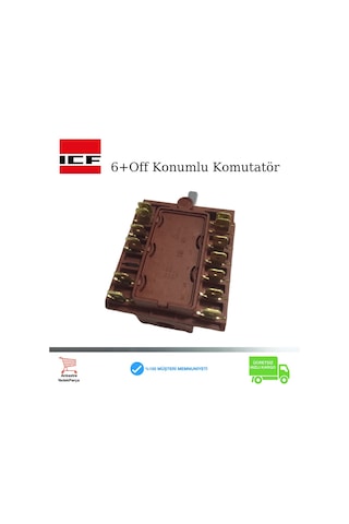 Icf Ankastre Firin Komutatör / Anahtar Şalter Parça - 368019320