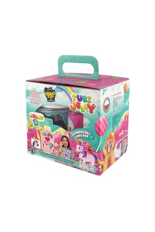 Tuban Tubi Jelly 3 Boyutlu Unicorn Figürleri 6 Renkli Jöle Oyun Seti Tu3328
