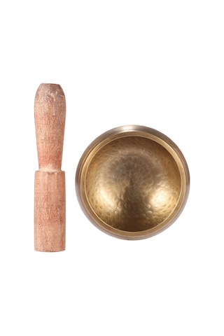 Vkemall Muslady Zarif 3 İnç El Yapımı Tibet Çanı Metal Şarkı Kasesi, Budizm Bu-altın-21