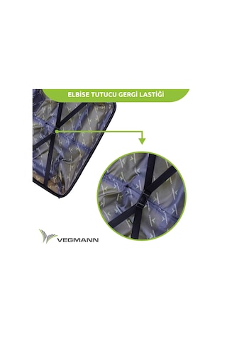 Vegmann Polipropilen Pp Atlas Lacivert Orta Boy Valiz Lacivert