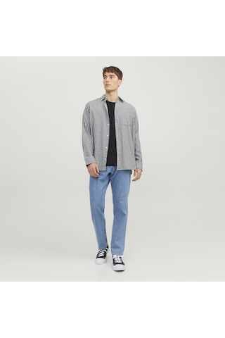Jack & Jones Yuvarlak Yaka Basic Tisört-Basic 12058529 Siyah