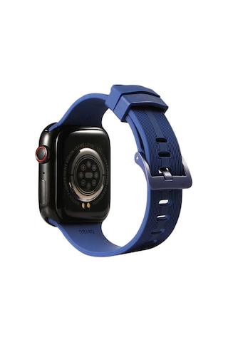 Ekılıf - Apple Uyumlu Watch 42mm - Kordon Silikon Kordon Krd-23 - Açık Yeşil