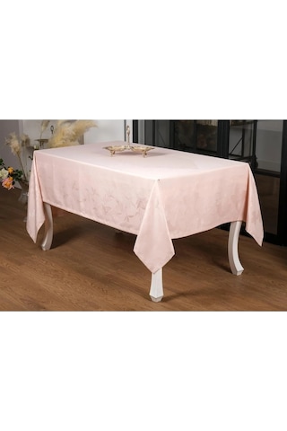 Çınar Lüx Jakar Bambu Kumaş Pudra Masa Örtüsü 160x320 Cm - 1059 Çok Renkli