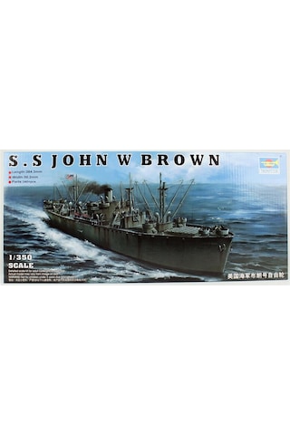 Trumpeter 05308 1/350 Ölçek, S.s John W Brown Kargo Gemisi, Plastik Model Kiti