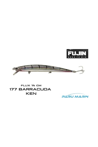 Fujin Flux 140Mm 18Gr Floating Maket Balık 177 Barracuda Ken