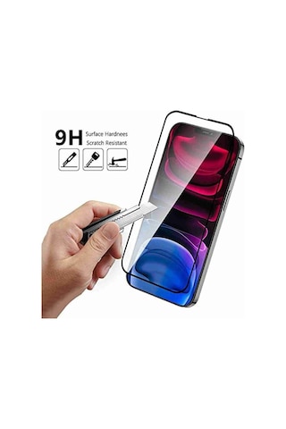 Apple Uyumlu   iPhone 13 Pro Max Edge To Edge 6D Temperli Ekran Koruyucu