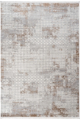 Cool Halı Verona 1903 Vizon Salon Koridor Kesme Yolluk Yumuşak Doku Kaymaz Tozmaz Dokuma Makine Halı