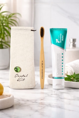 Dental Kit - Opalescence Sensitivity Relief Hassas Dişler İçin Beyazlatıcı Diş Macunu 133 Gr + Bambu Diş Fırçası