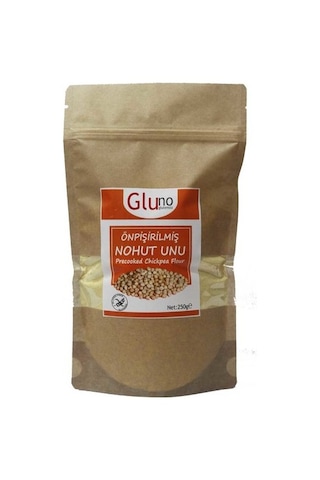 Gluno Glutensiz Ön Pişirilmiş Nohut Unu 250 G
