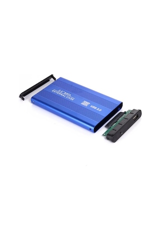 4298 Usb 2.0 Sata Harici 2.5 Hdd Harddisk Kutusu Mavi