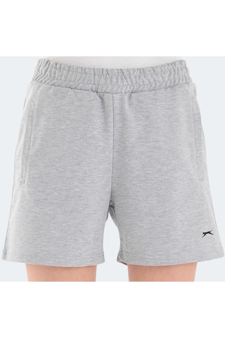 Slazenger RAMLAH I Kadın Cepli Gri Şort