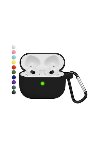 Fitcase Apple Uyumlu AirPods 3. Nesil Lansman Silikon Kılıf