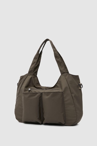 Shule Bags Baia Teknik Kumaş Günlük Spor Çanta Mocha Çok Renkli