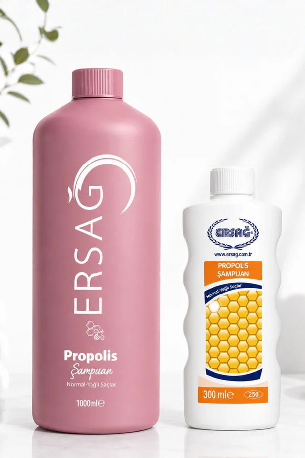 Ersağ Aparatlı Propolisli Şampuan 1000 Ml - Normal Ve Yağlı Saçlar Normal - Yağlı