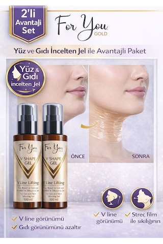 Yüz, Boyun, Çene Ve Gıdı Için Incelmeye Yardımcı, Sıkılaştırıcı Ve Şekillendirici Slim Jel
