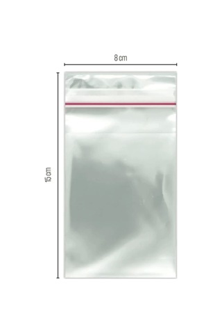 100 Adet Bantlı Jelatin 8x15 Cm Yapışkanlı Poşet Ambalaj Paketleme Kına Poşeti Çerez