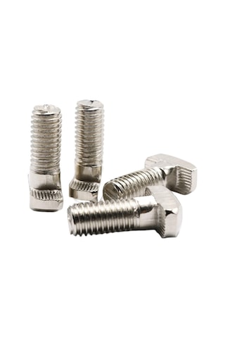 5pcs 4040/4545 Serisi M8 Çekiç Kafası T Cıvata Vidası 4040/4545 Alüminyum Profil T-yüzü 25 x 12 MM